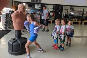 Little Sluggers youth boxing class